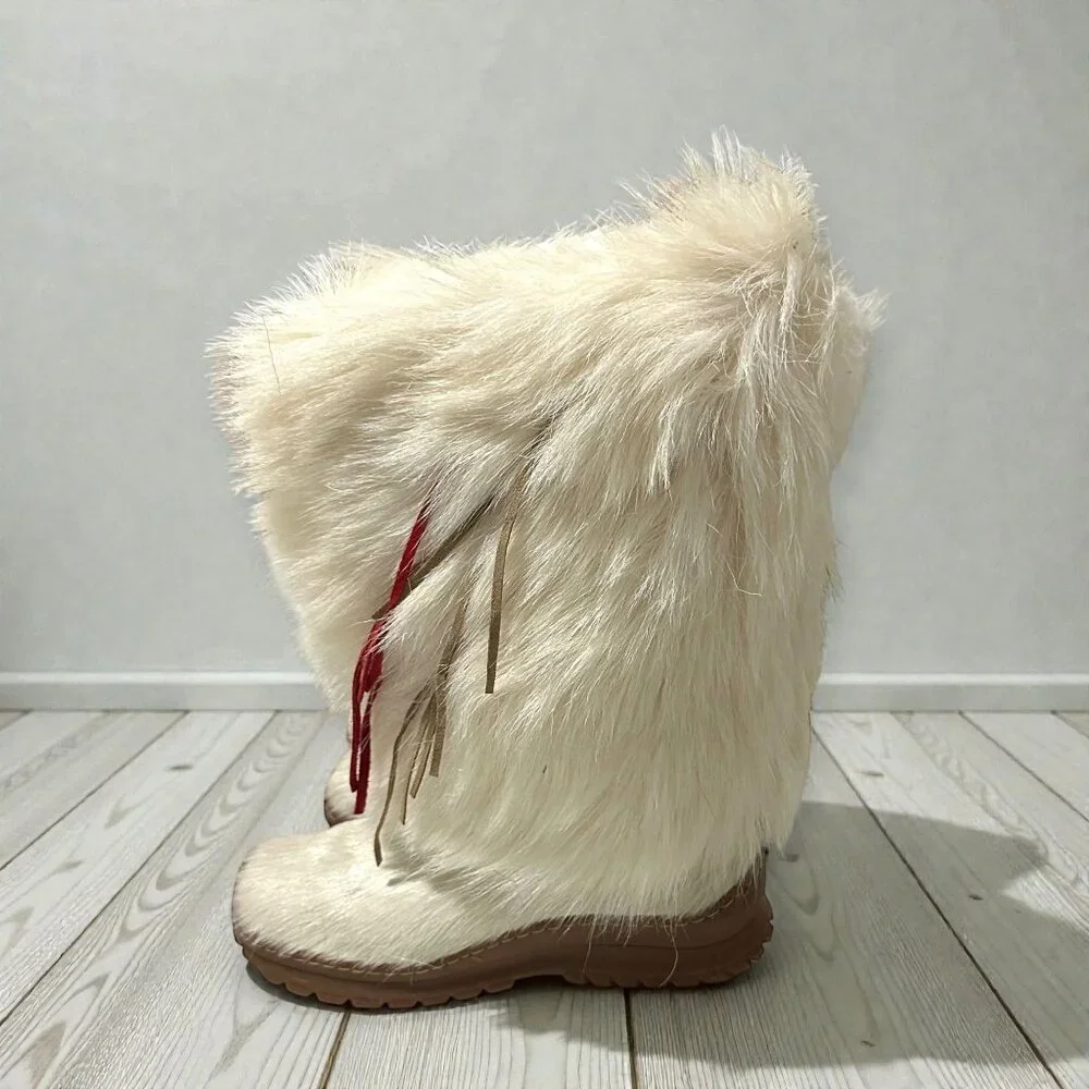 Pajar Vintage Après-Ski Fur Boots Made in Italy EU 39